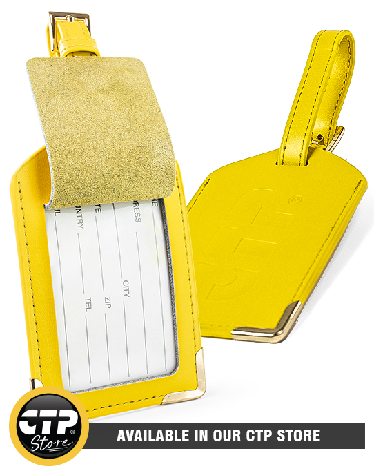 CTP Yellow Luggage Tag