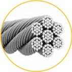 Steel cables | mini excavators rubber tracks