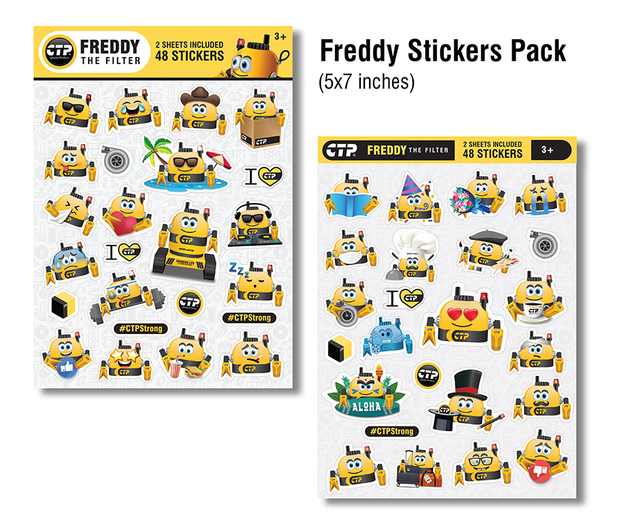 Freddy stickers large | freddy stickers
