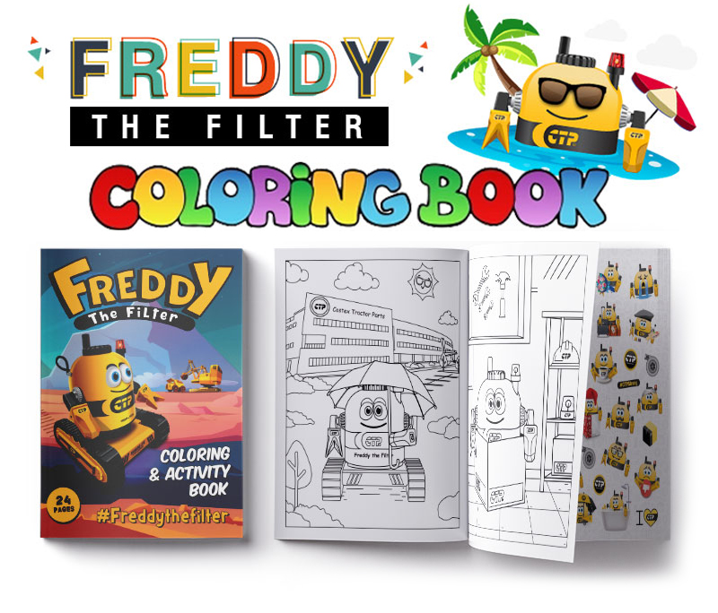 Freddy coloring book | freddy fan club | costex
