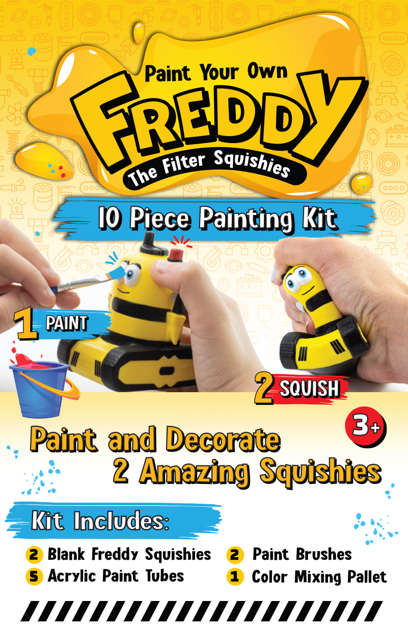 Freddy paint your squishies | freddy fan club | costex