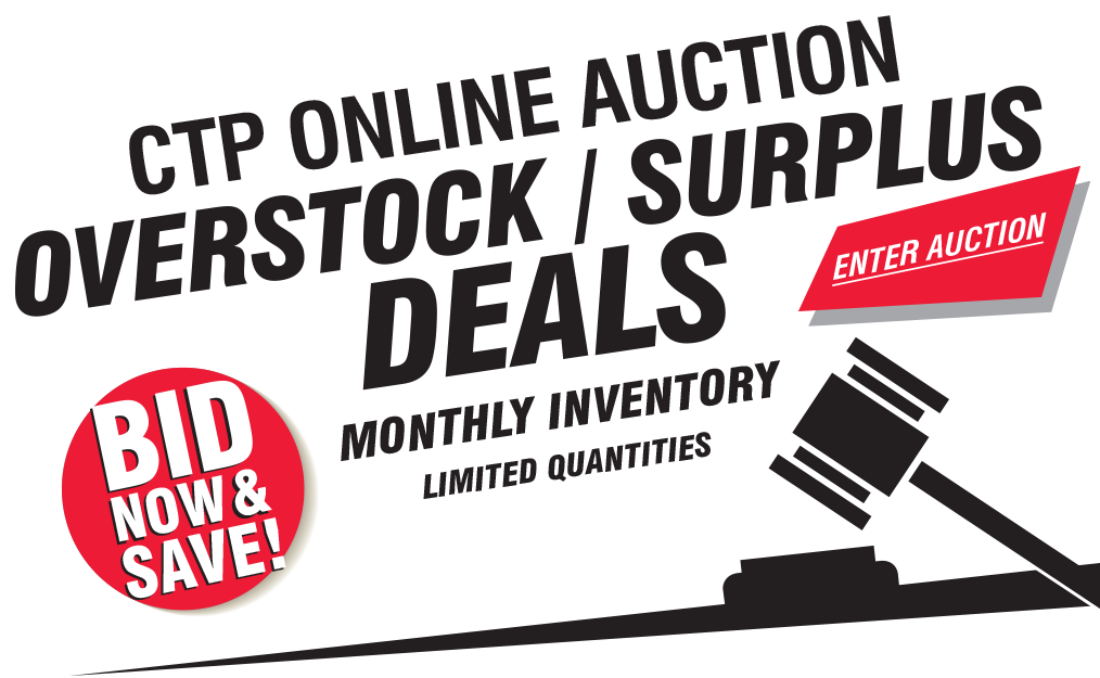 Ctp online auction ad 2 | costex aftermarket caterpillar® komatsu® parts